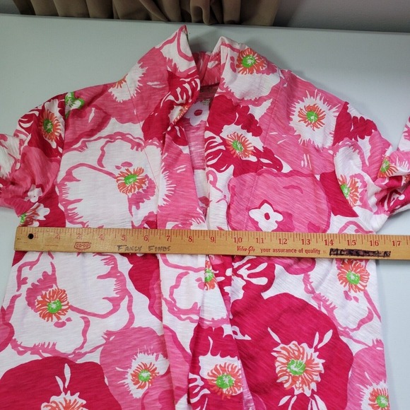 Lilly Pulitzer Women Floral Knit Cardigan Size Small Resort Casual Coastal Layer - Picture 9 of 11